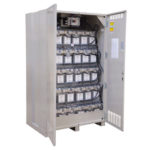 UBC84 Battery Cabinet White Open Image