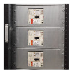 AC Distribution Breaker Cabinet Closeup Image