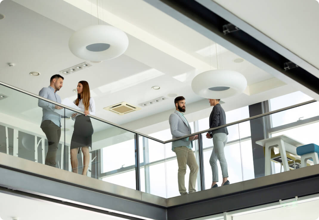 People in Commercial Space